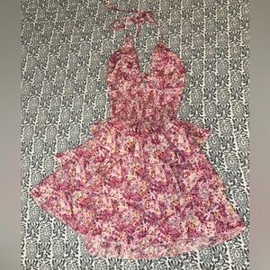 SHEIN Pink Floral Mini Dress